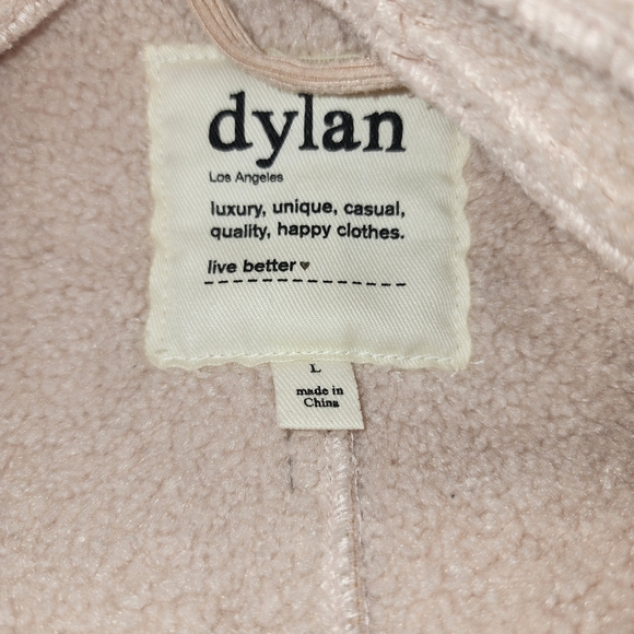 Dylan Light Pink Jacket with Plush Collar - Picture 2 of 13